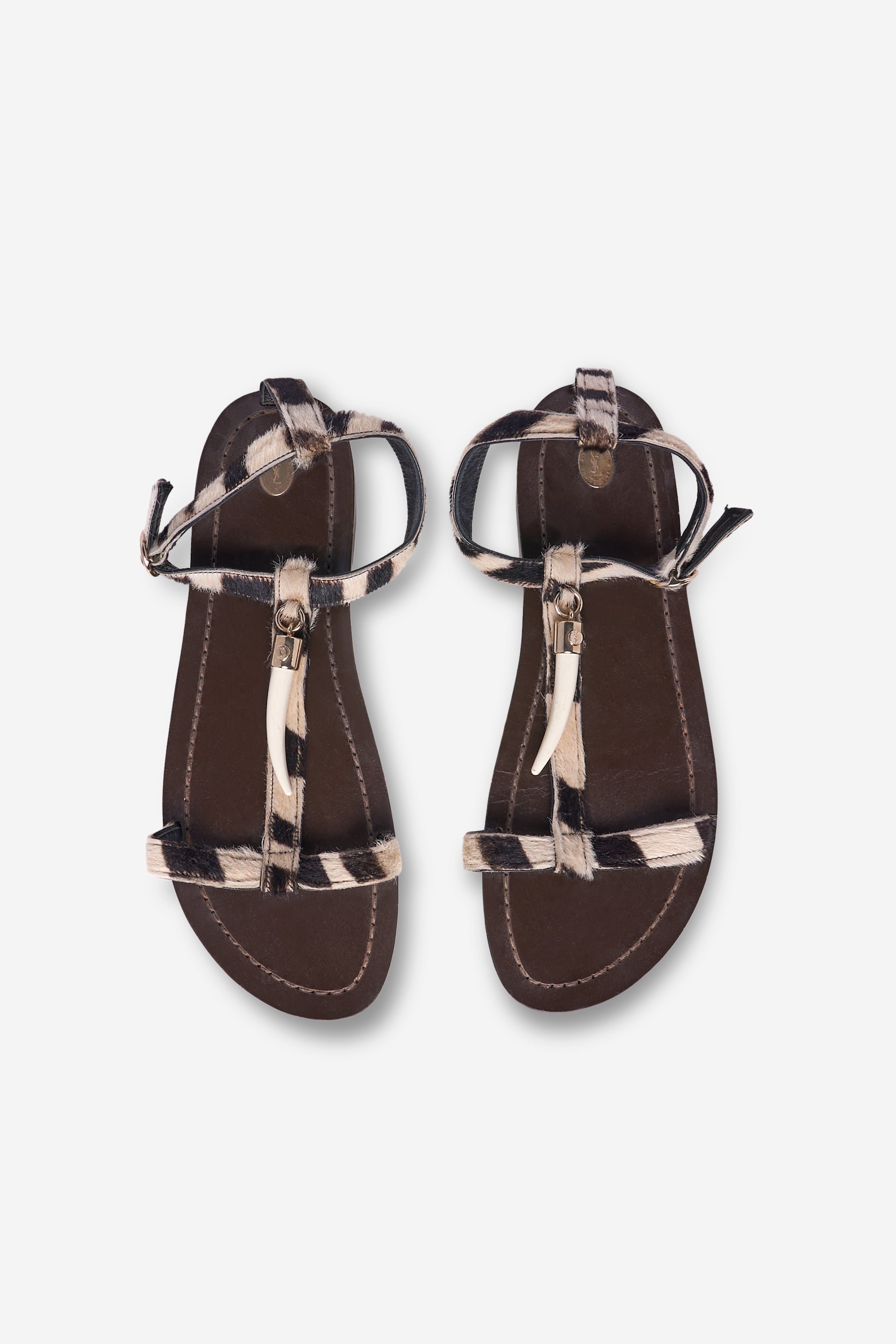 Sandales zèbre