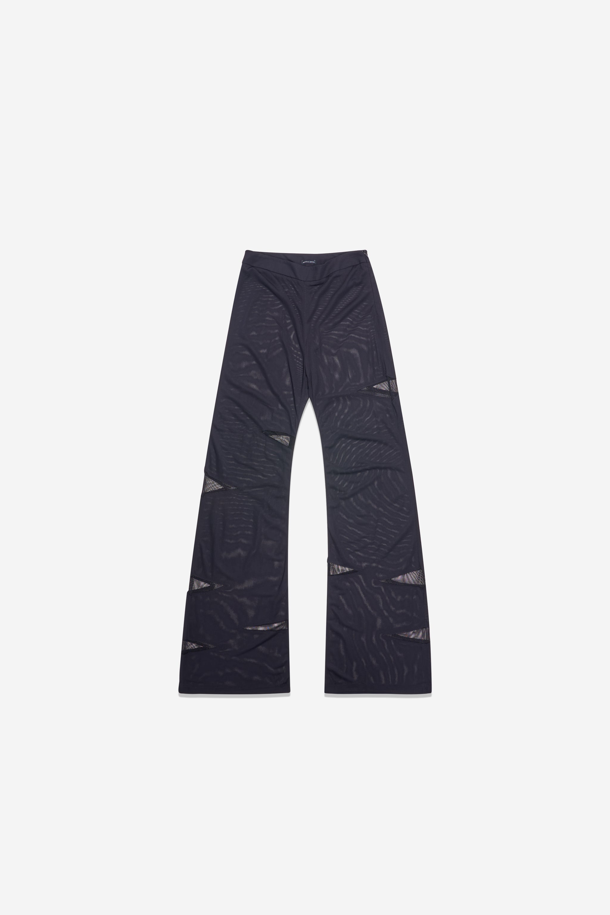 Pantalon noir transparent