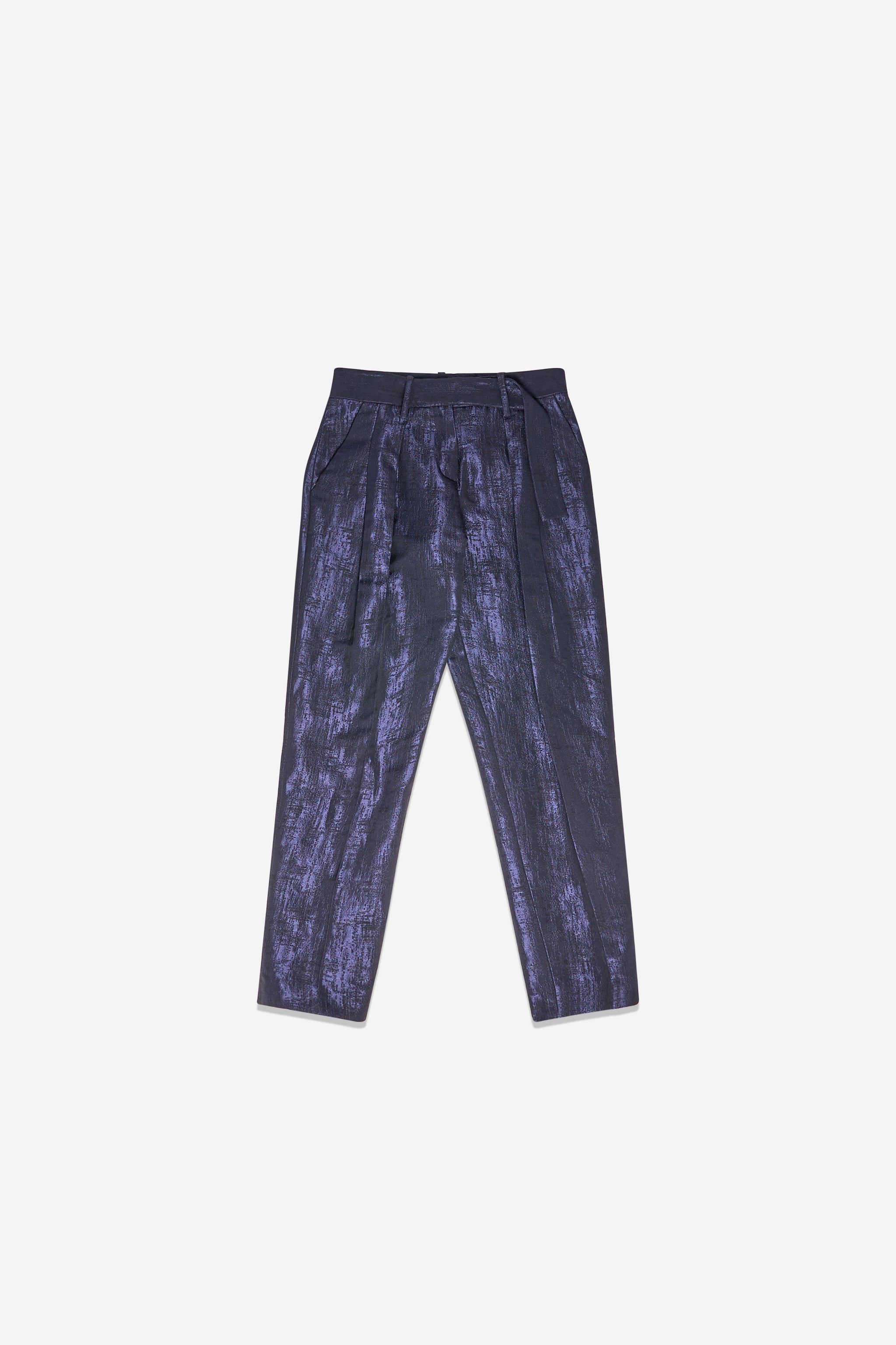 Pantalon bleu irisé Guy Laroche