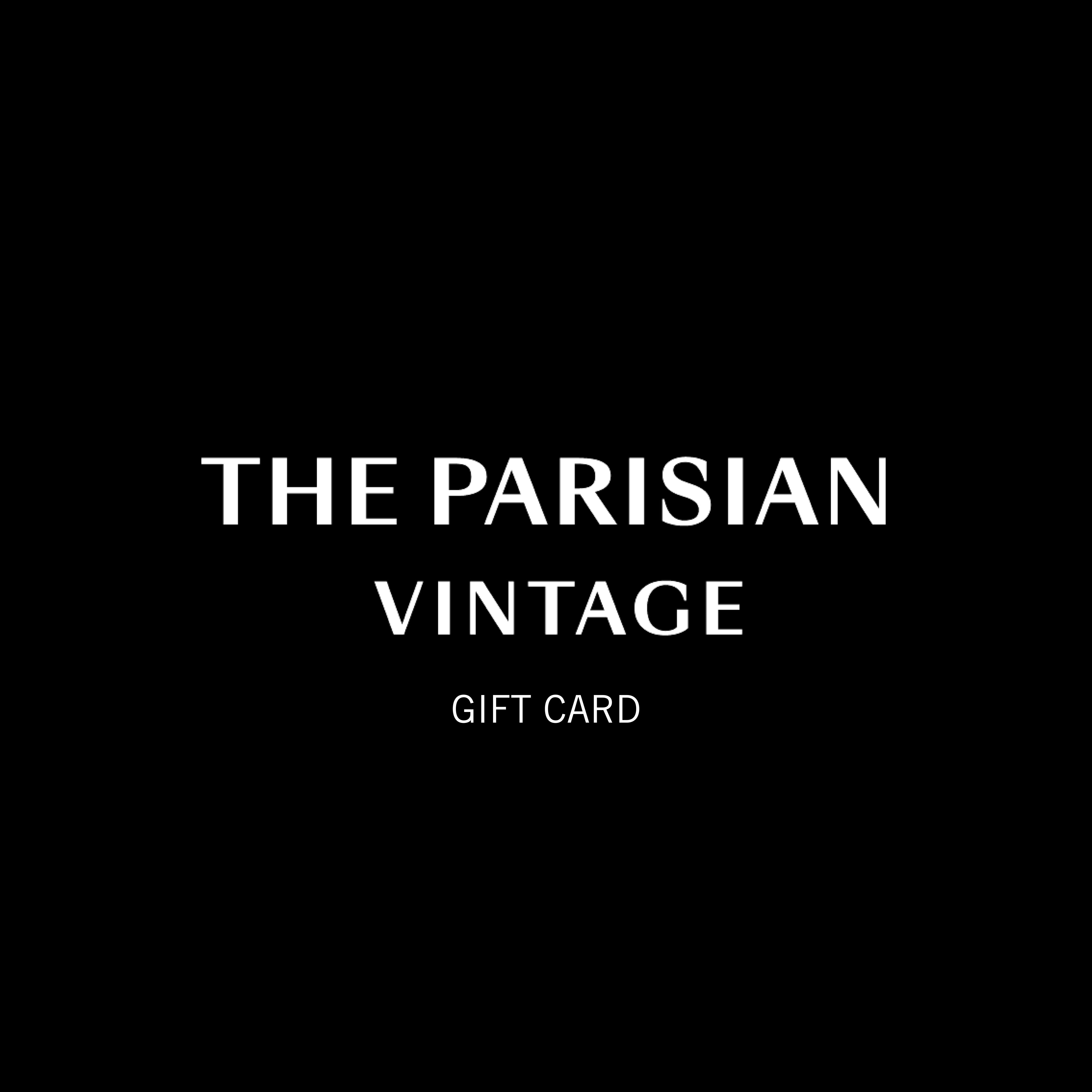 Carte cadeau vintage