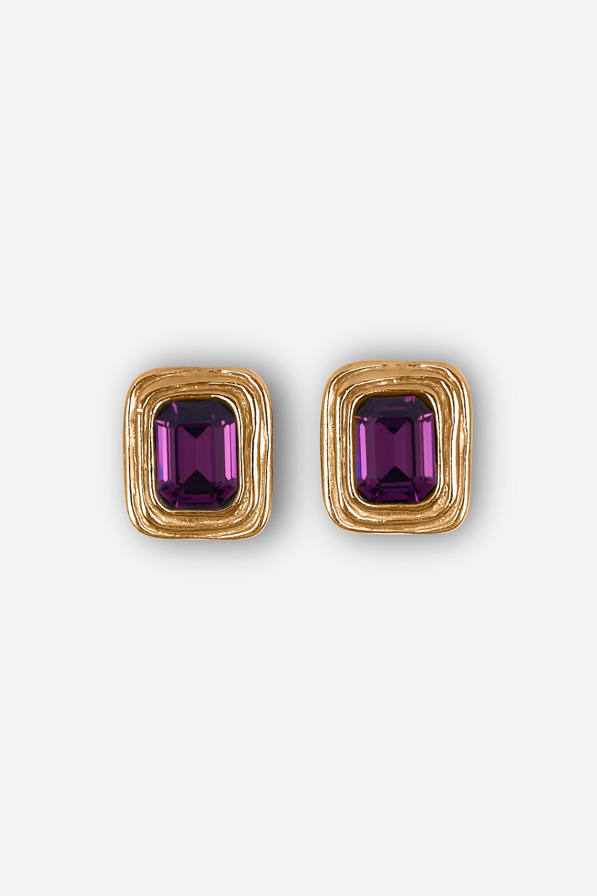 BO clips dorés et violets