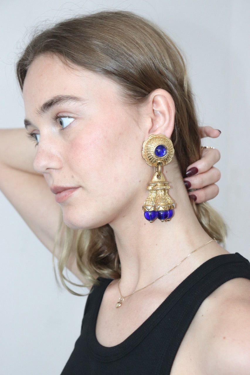 BO dorées et bleues