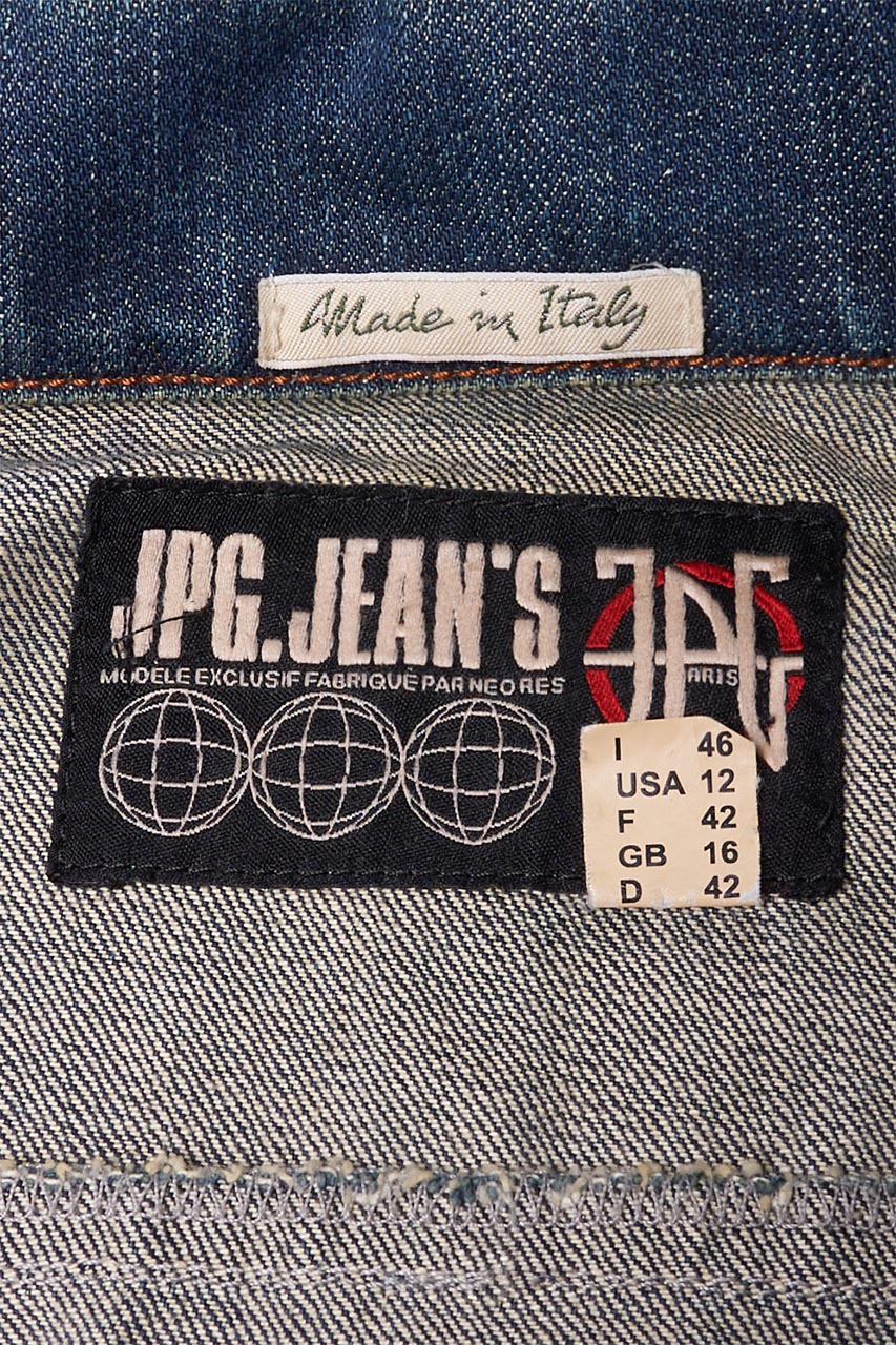 Veste en denim bleu