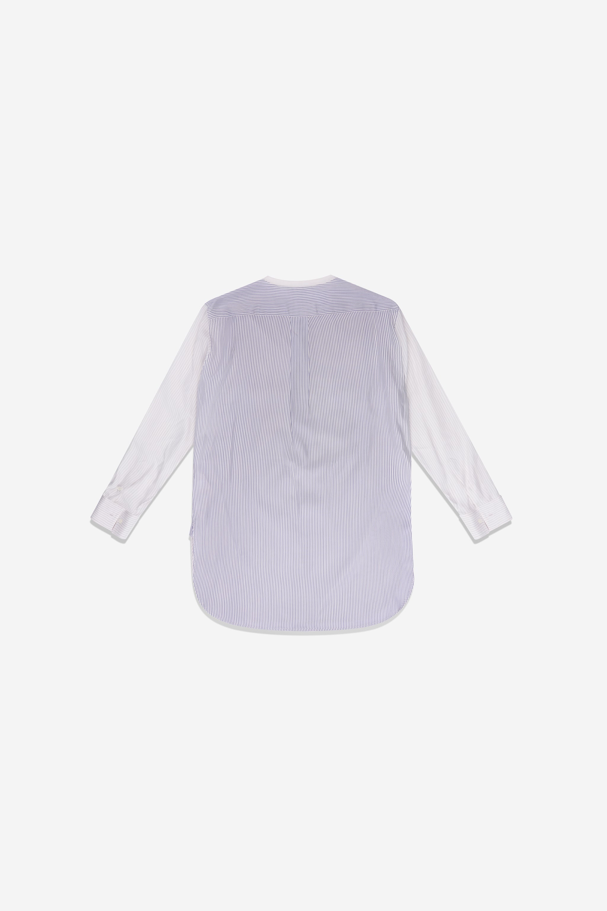 Chemise longue à rayures