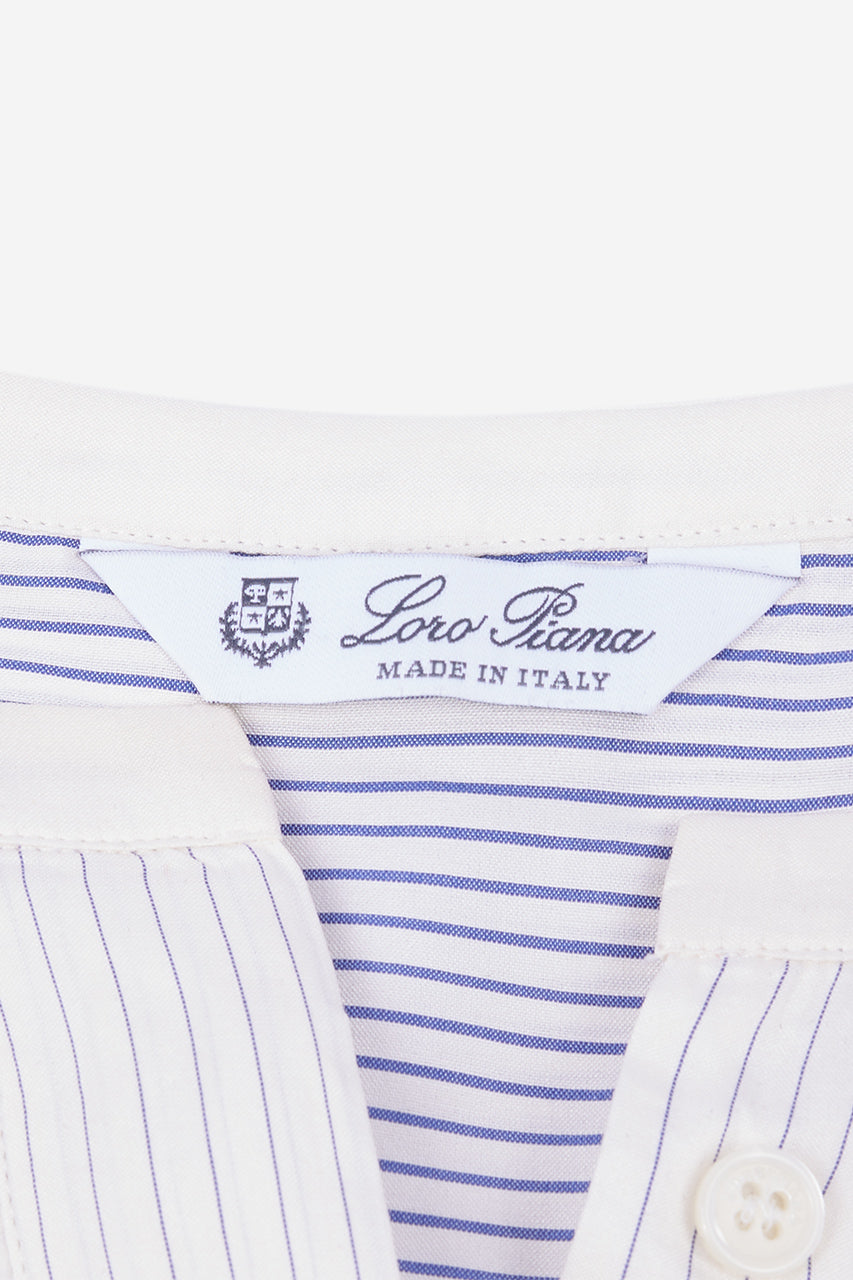 Chemise longue à rayures