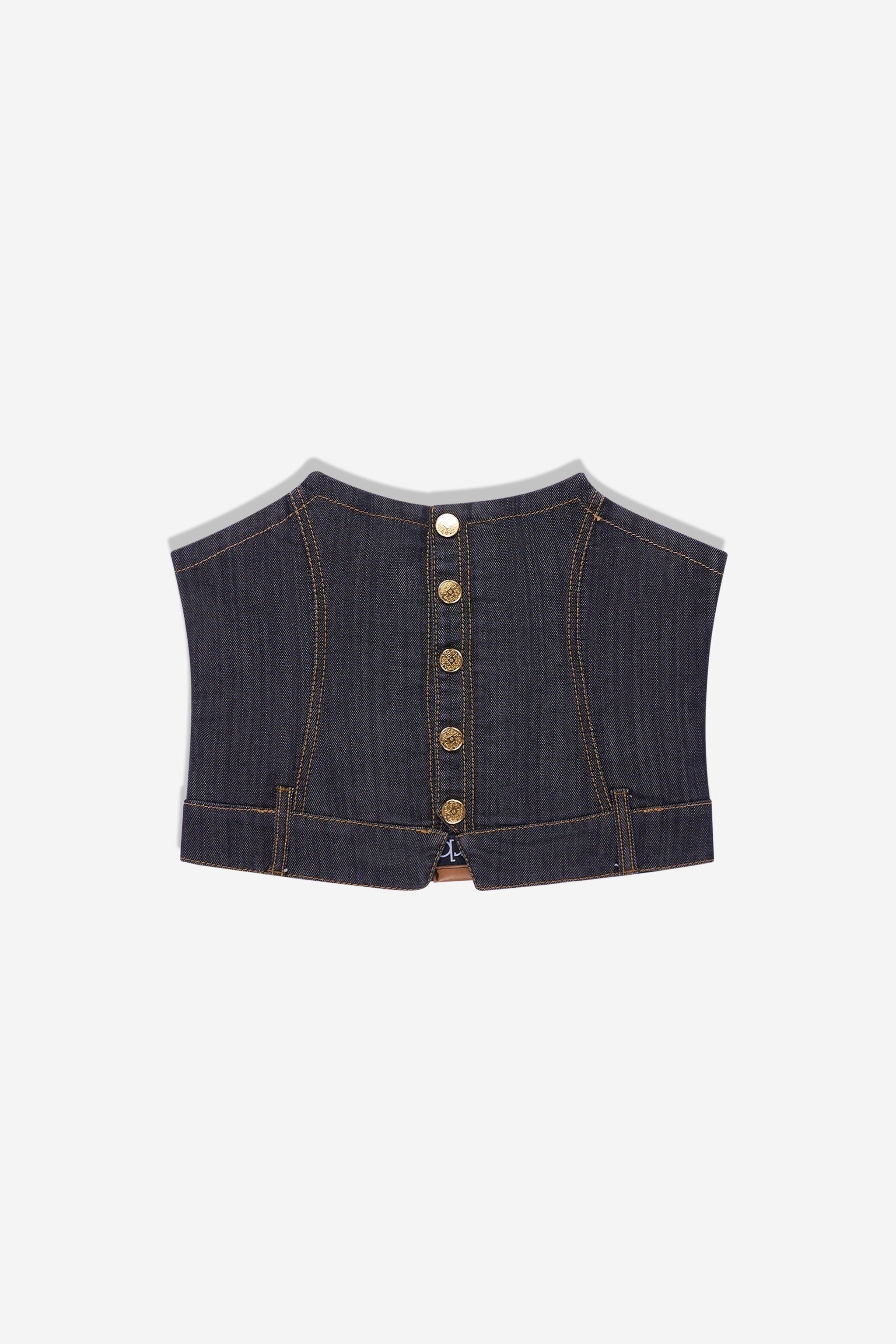 Bustier en denim