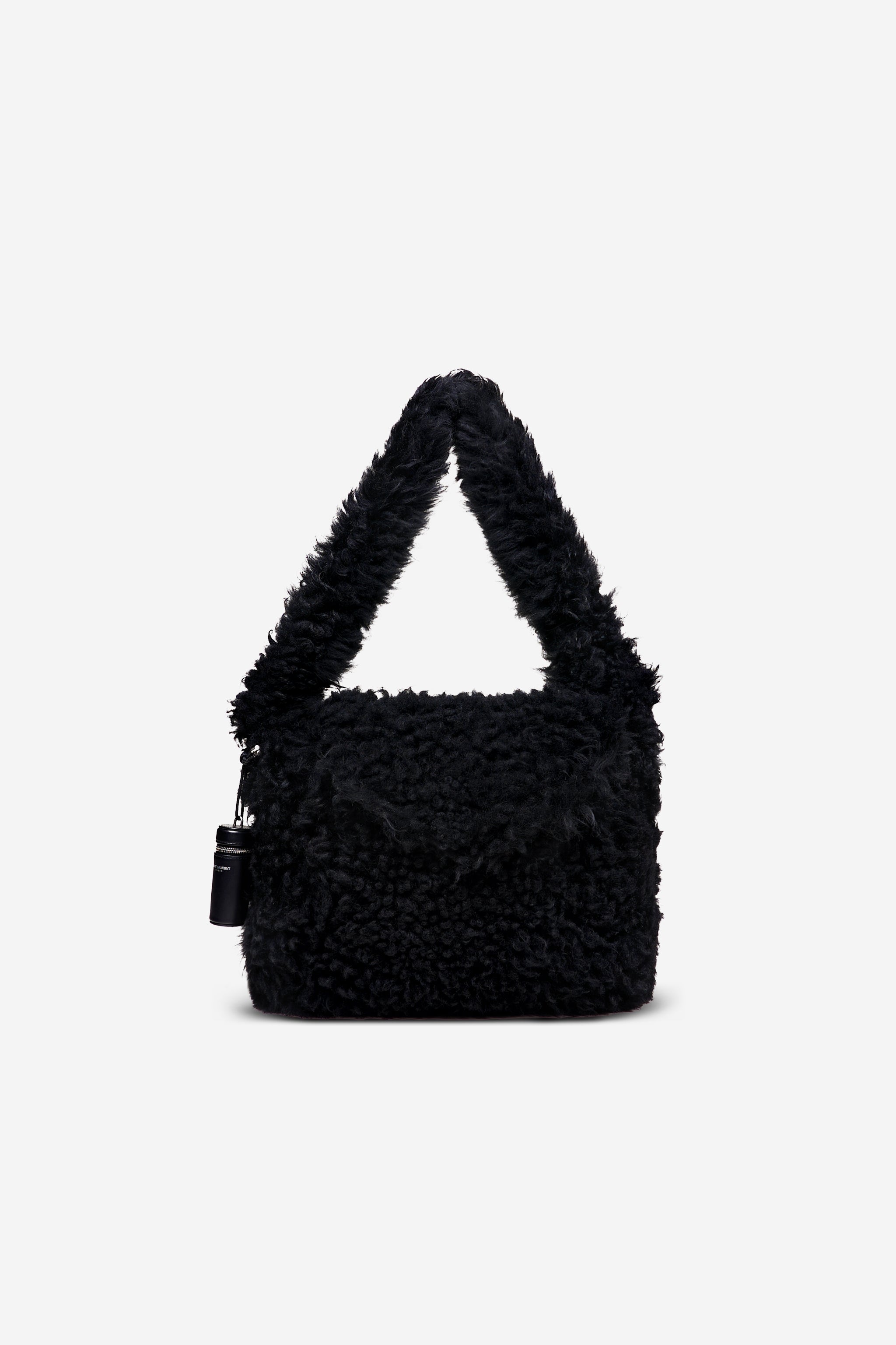 Grand sac en peau de mouton noir