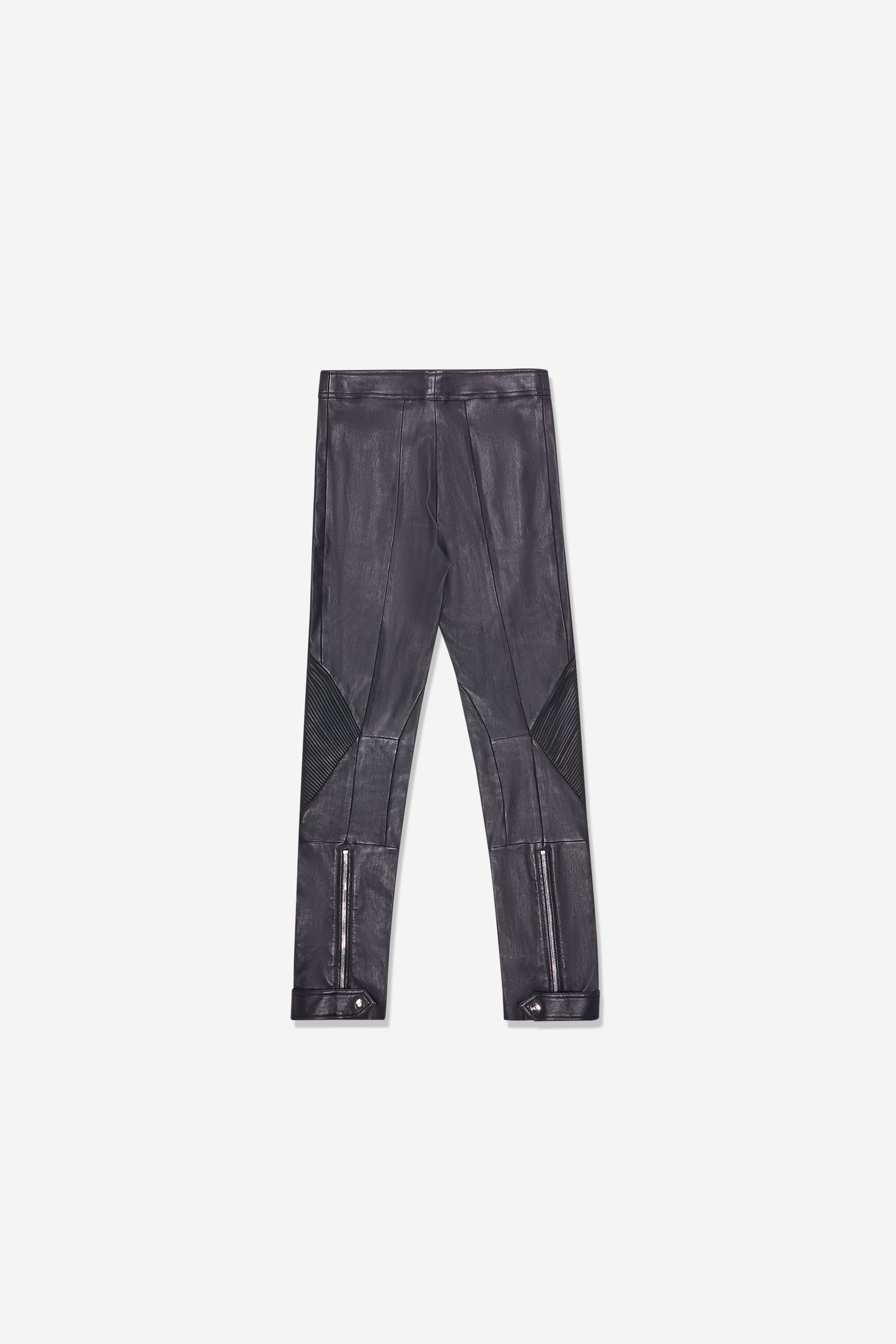Pantalon cuir noir