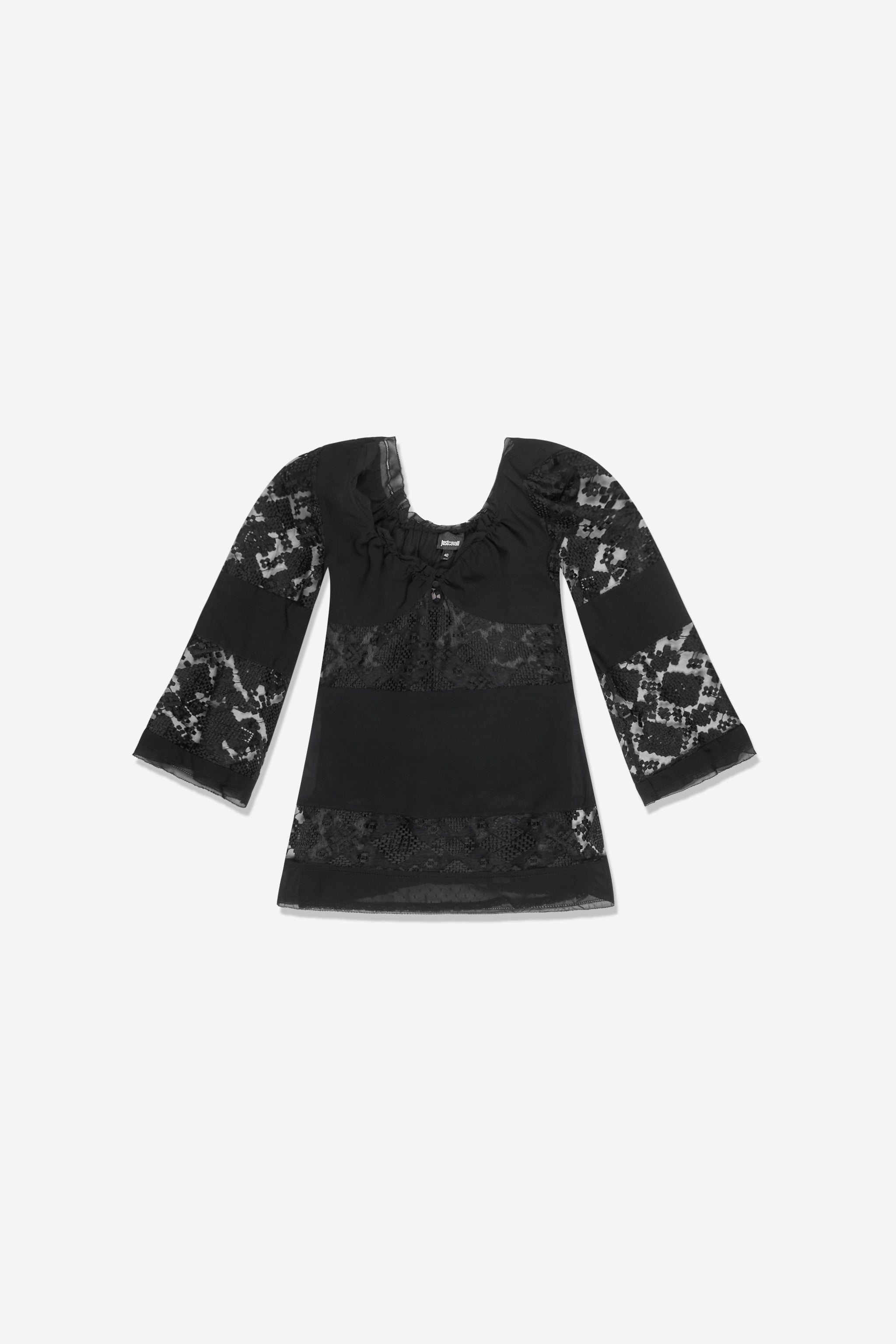 Robe noire transparente