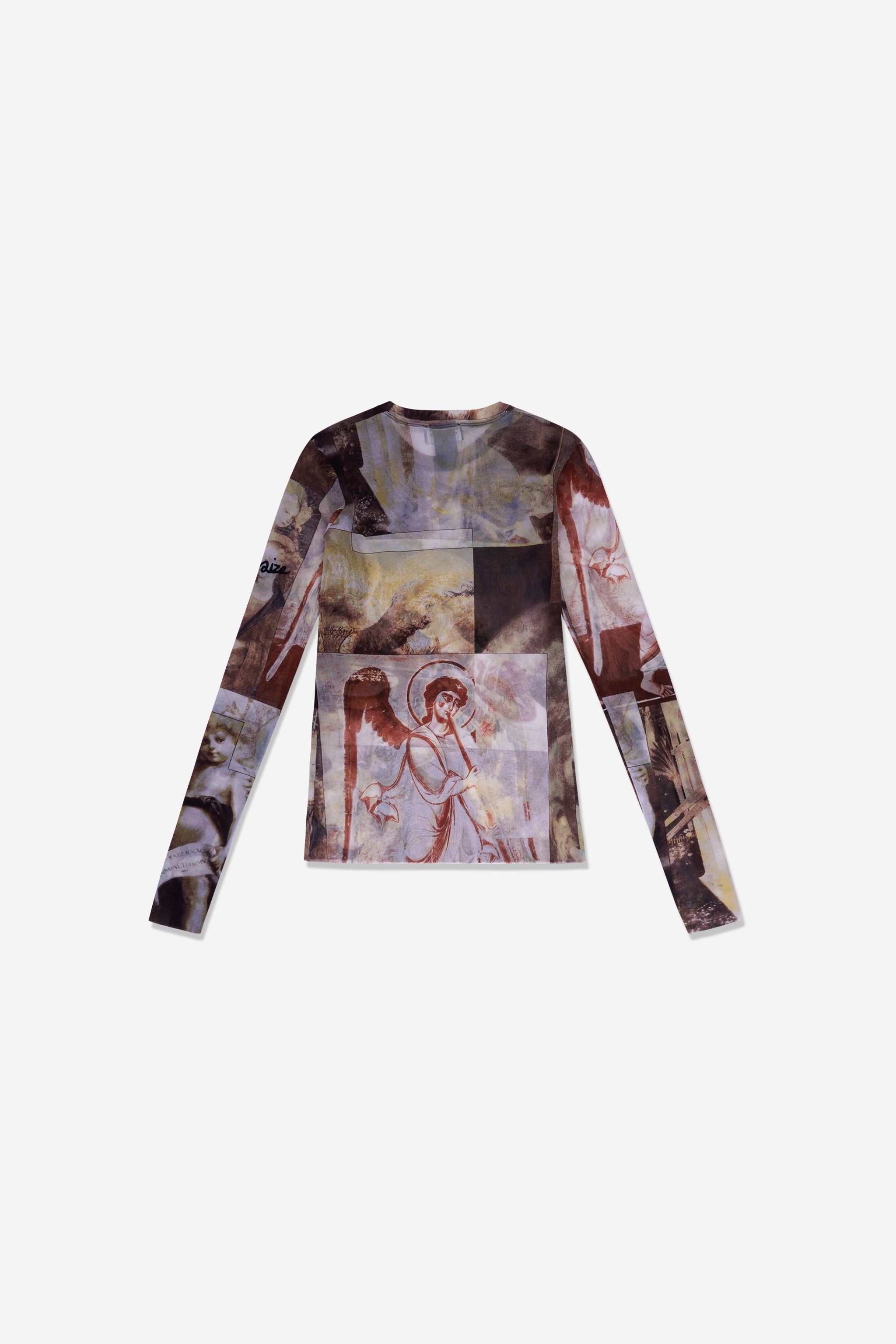 Nathalie Chaize mesh T-shirt
