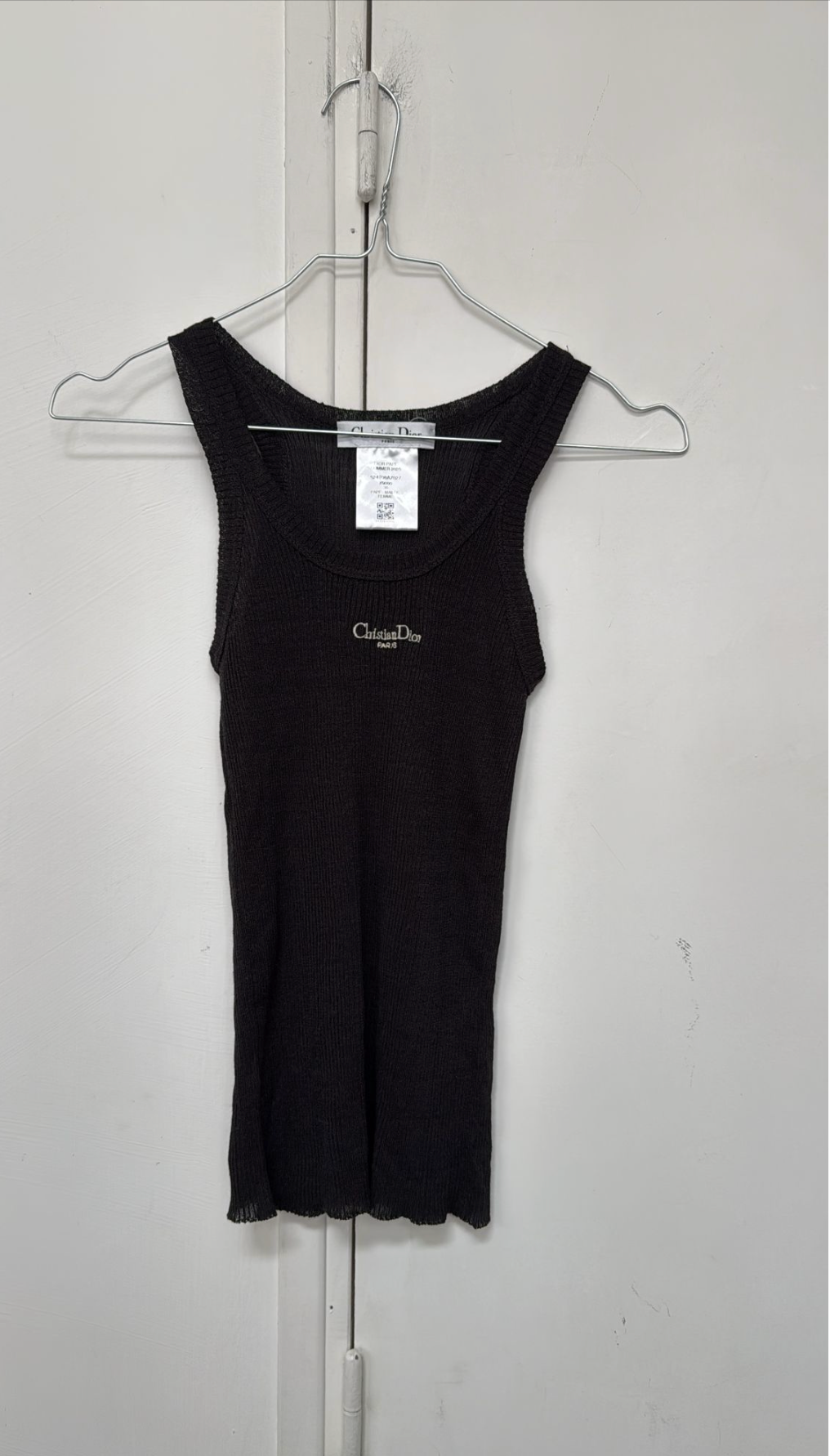 Débardeur noir Christian Dior