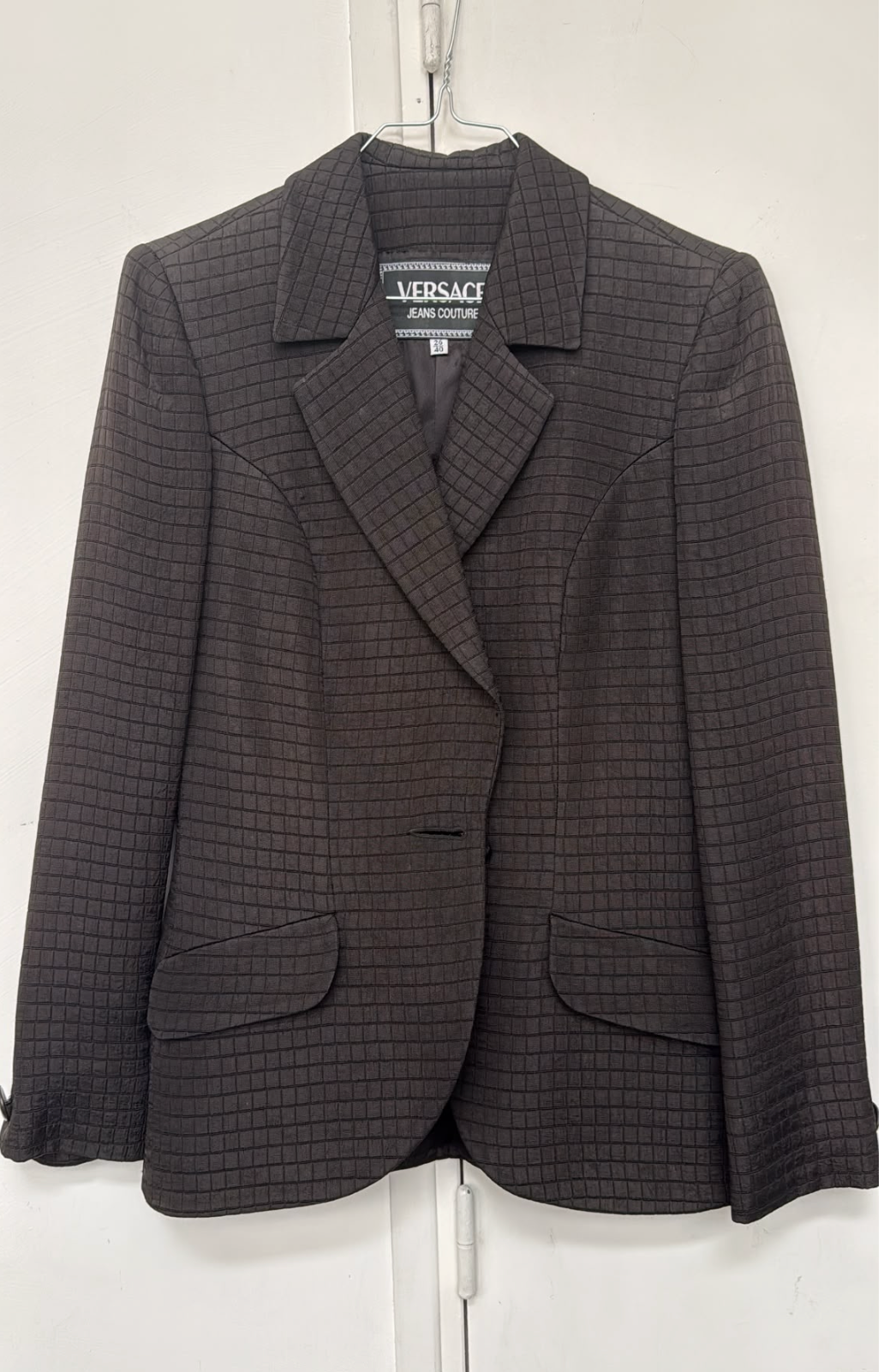 Vintage Versace Jeans Couture Textured Blazer