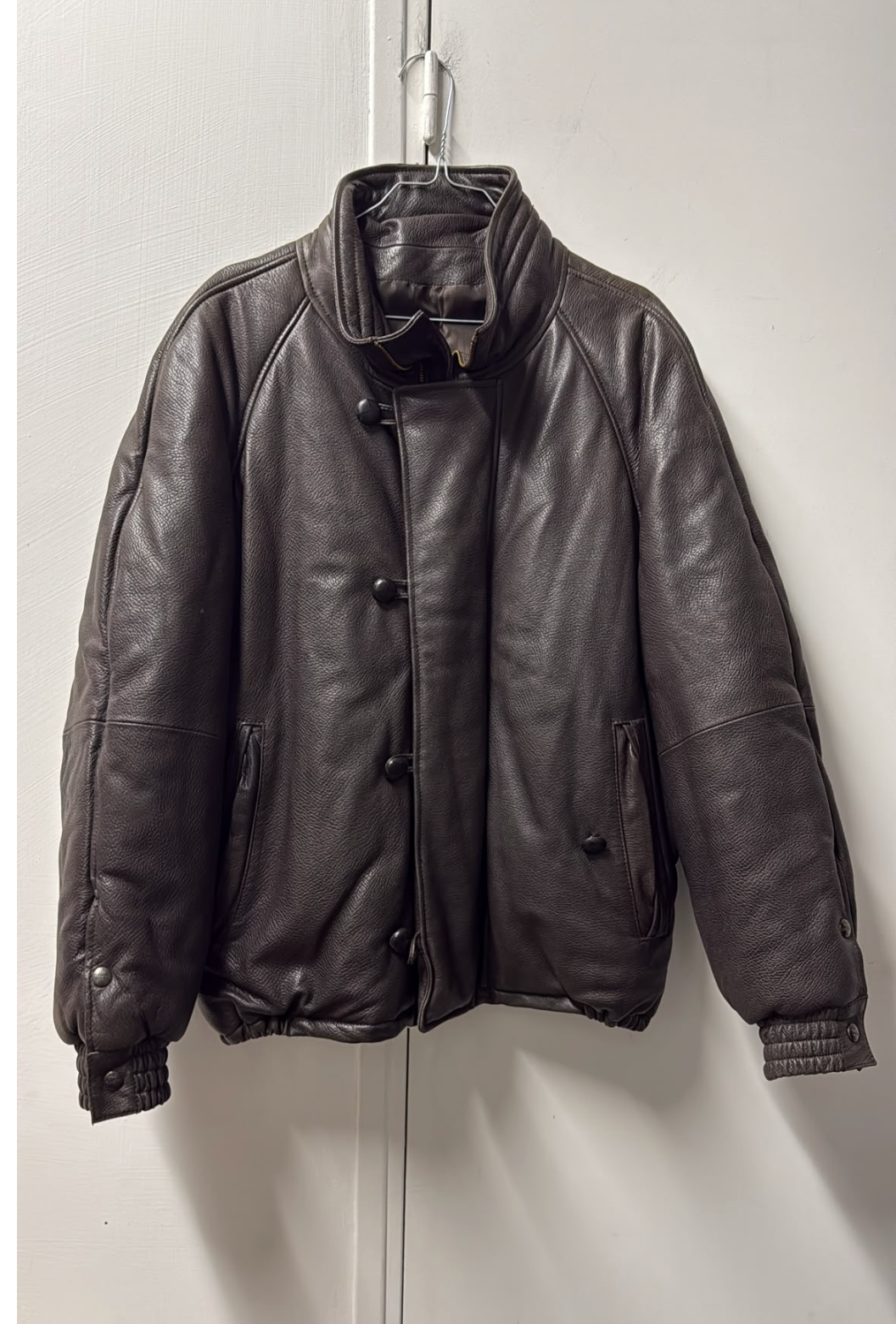 Mac Douglas Leather Bomber Jacket