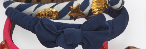 Serre tête bleu marine