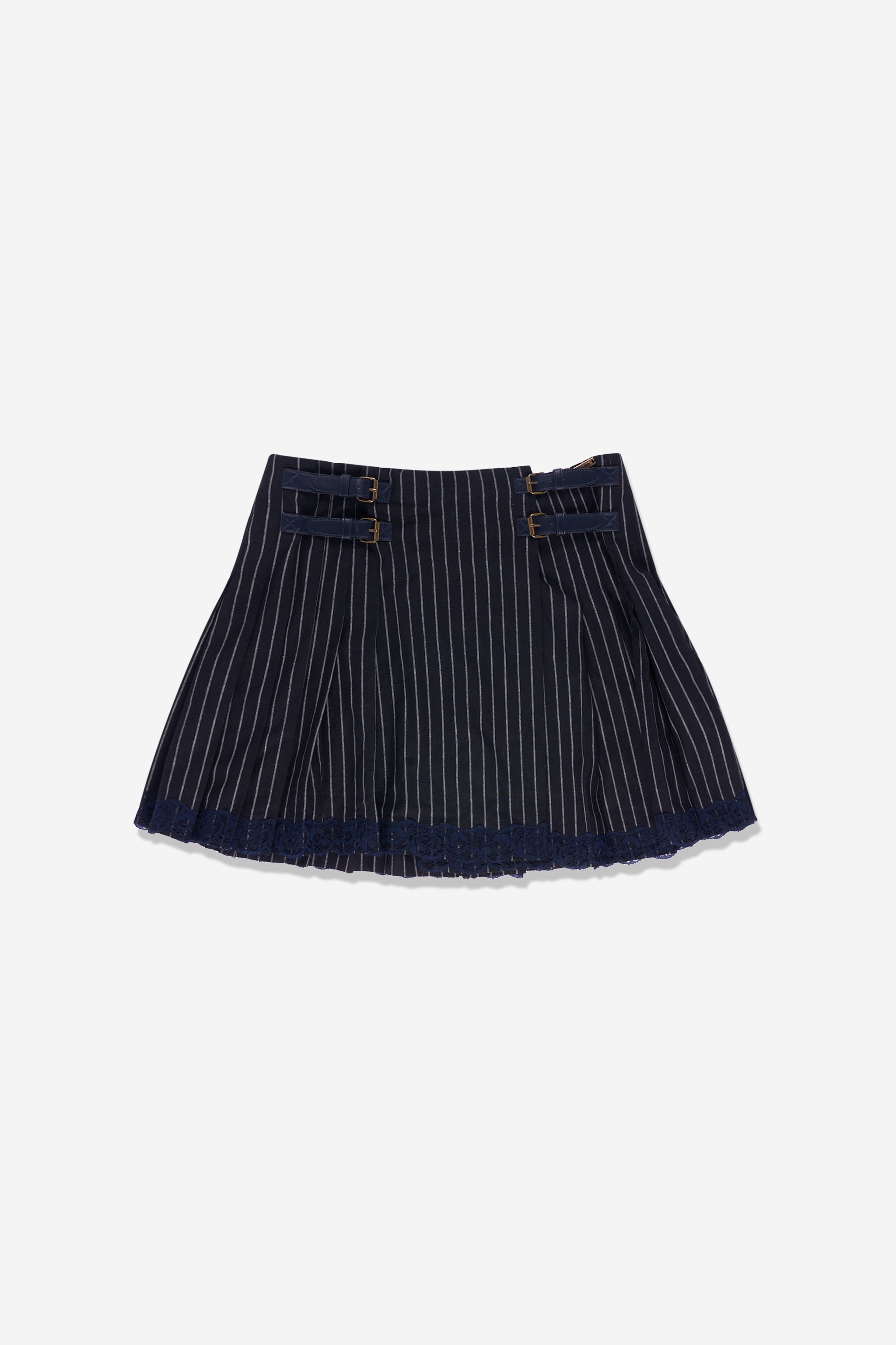 Pleated mini skirt