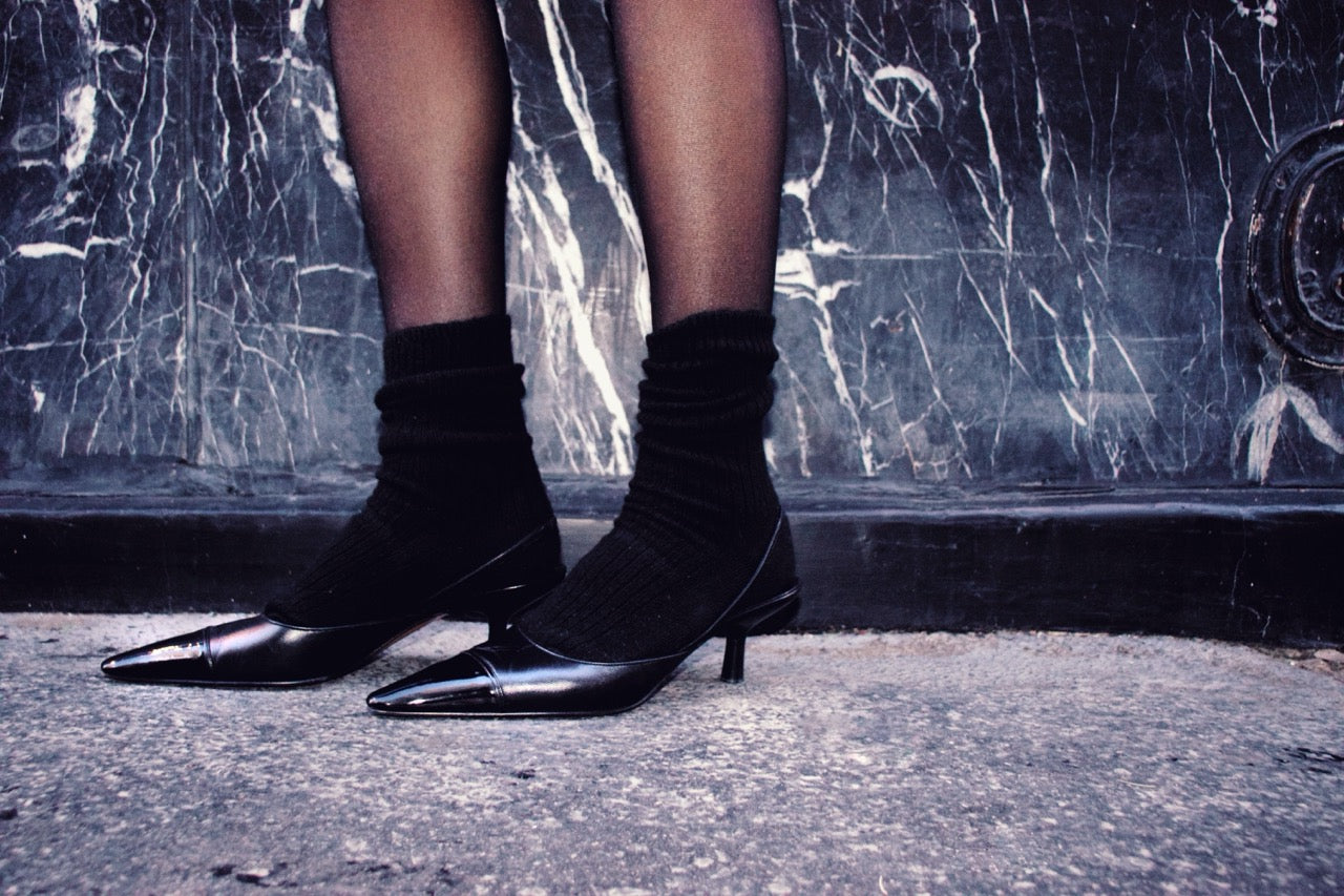Black heels