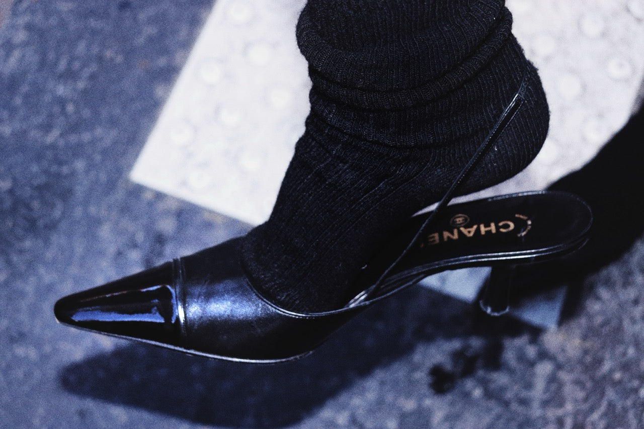 Black heels