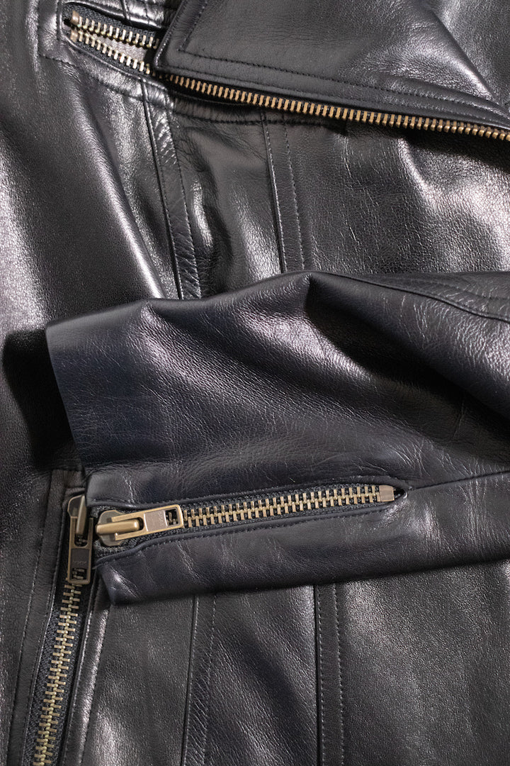 Black leather perfecto