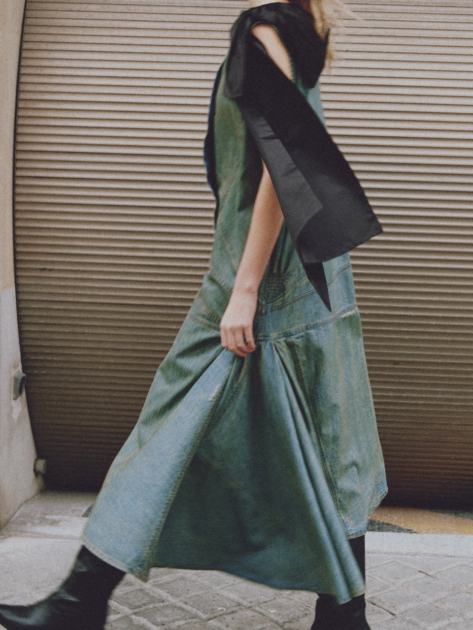 Robe en denim