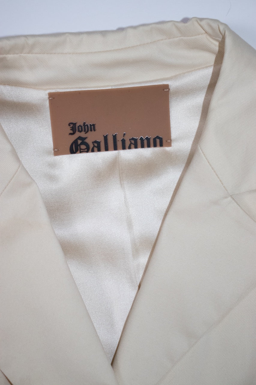 John Galliano beige jacket