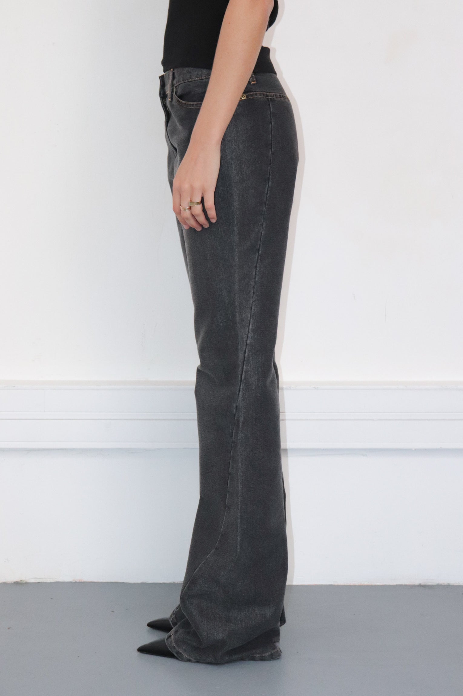 Jean en denim gris