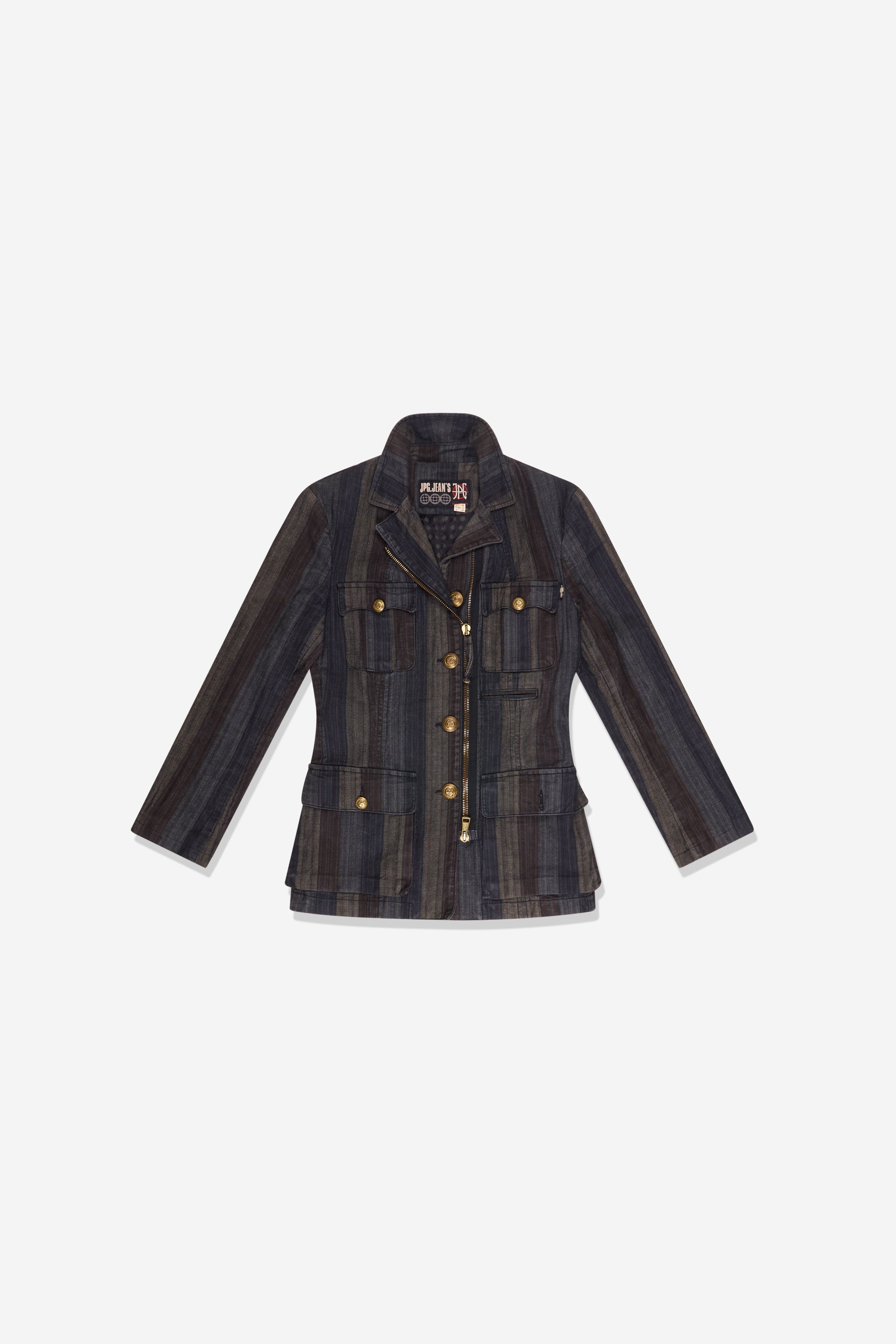 Veste denim gris
