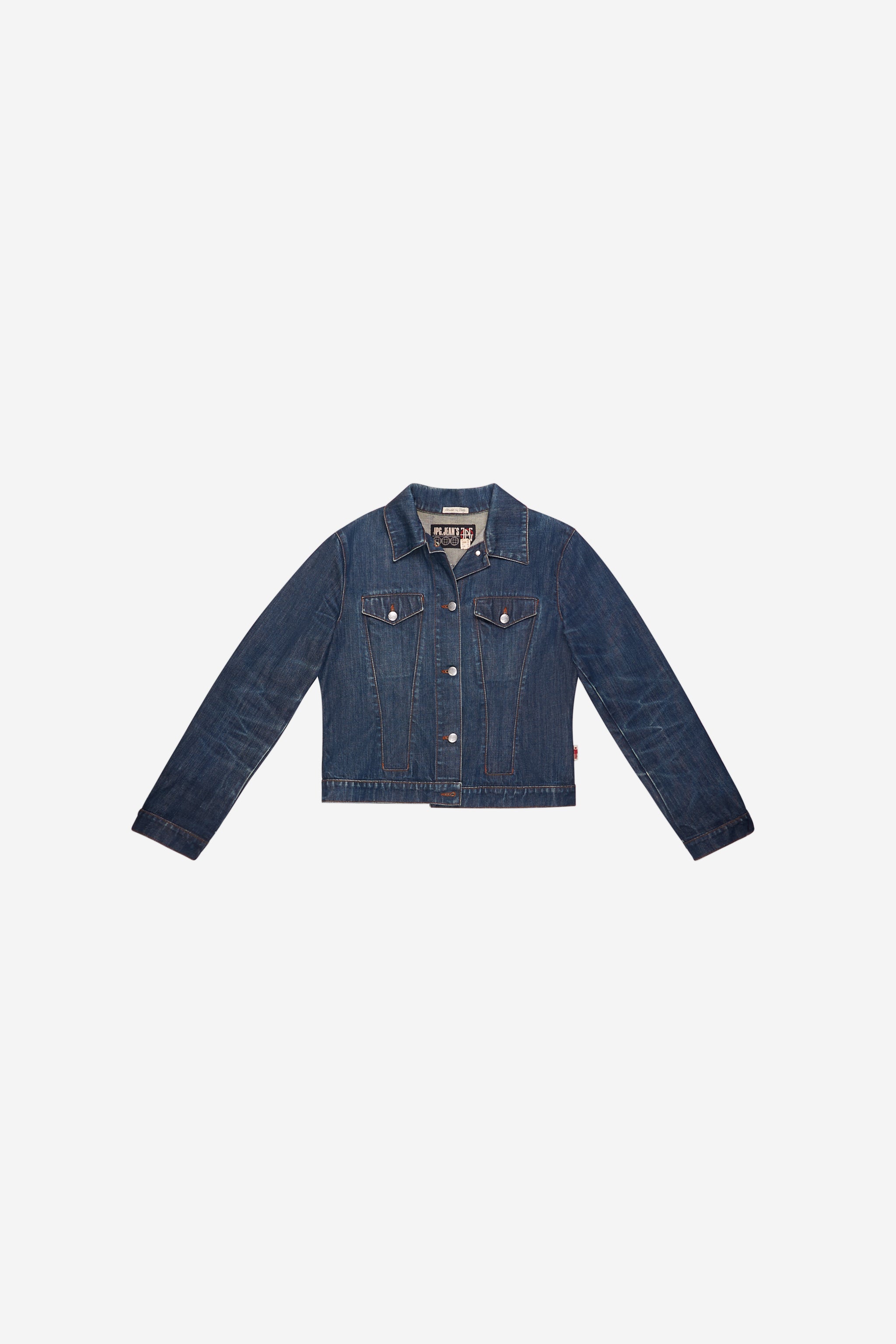 Veste en denim bleu
