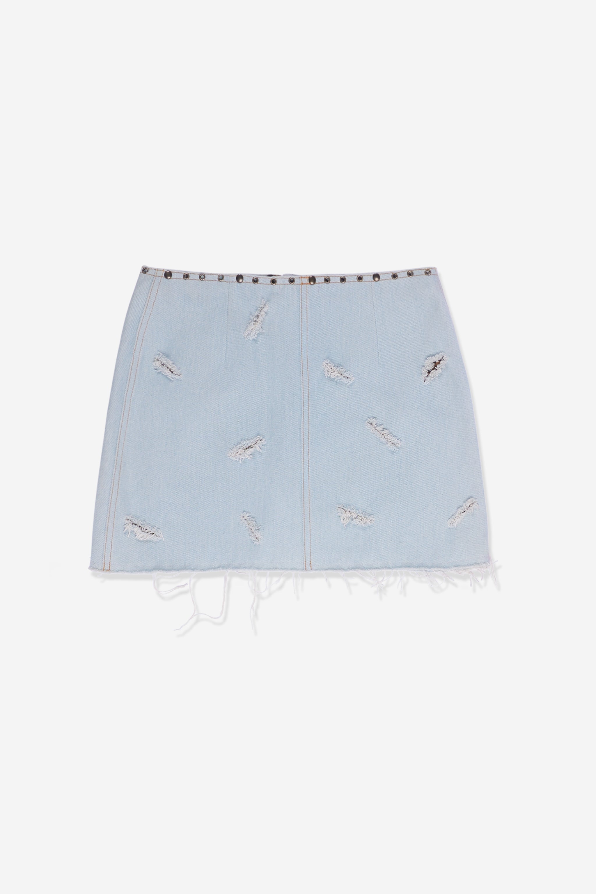 Denim mini skirt