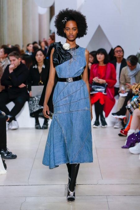 Robe en denim