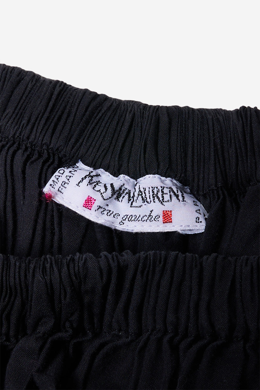 Robe noire manche bouffante