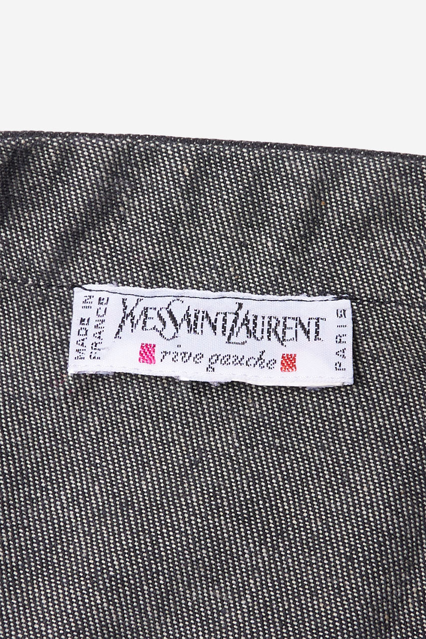 Robe en denim gris