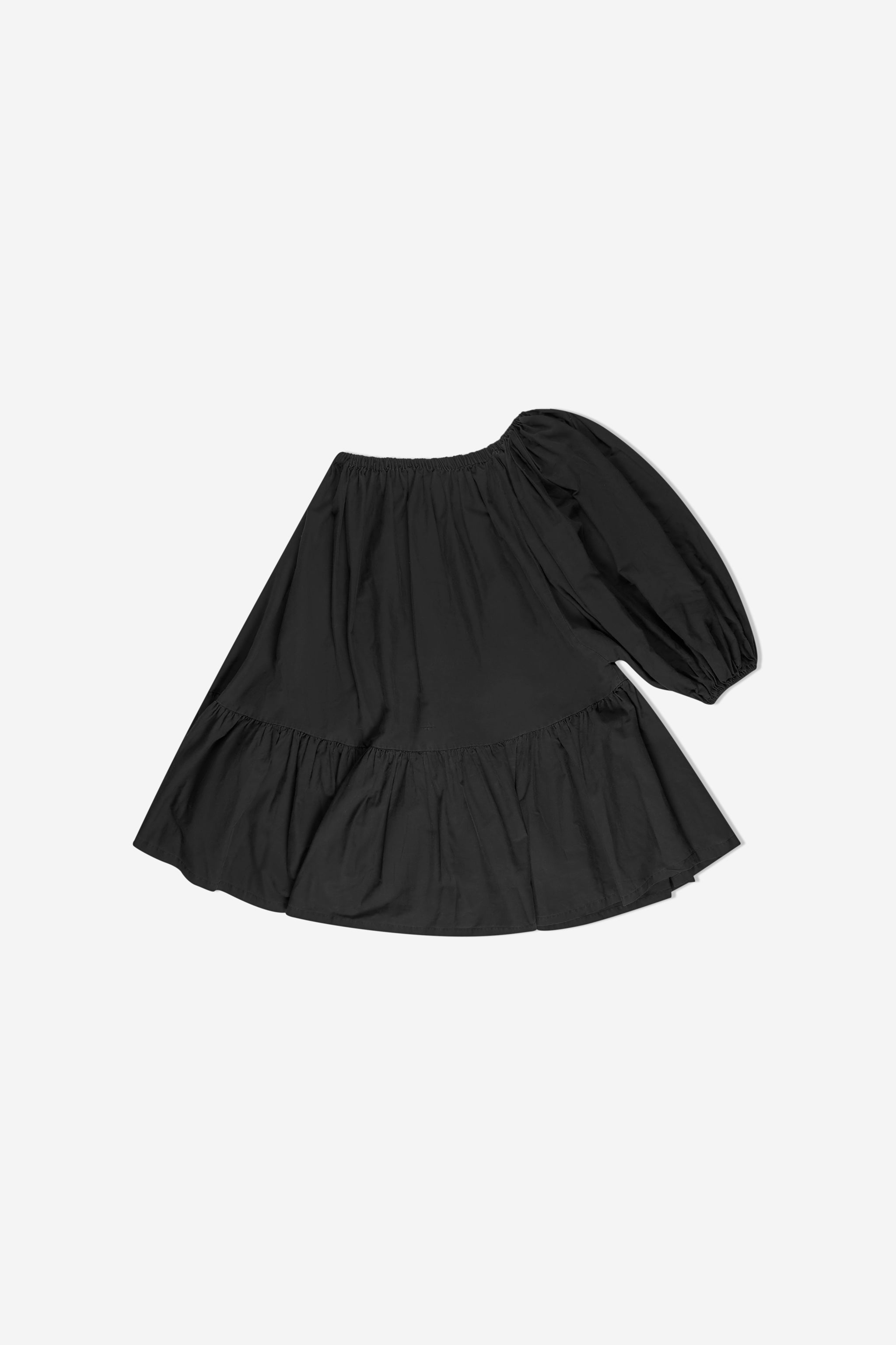Robe noire manche bouffante