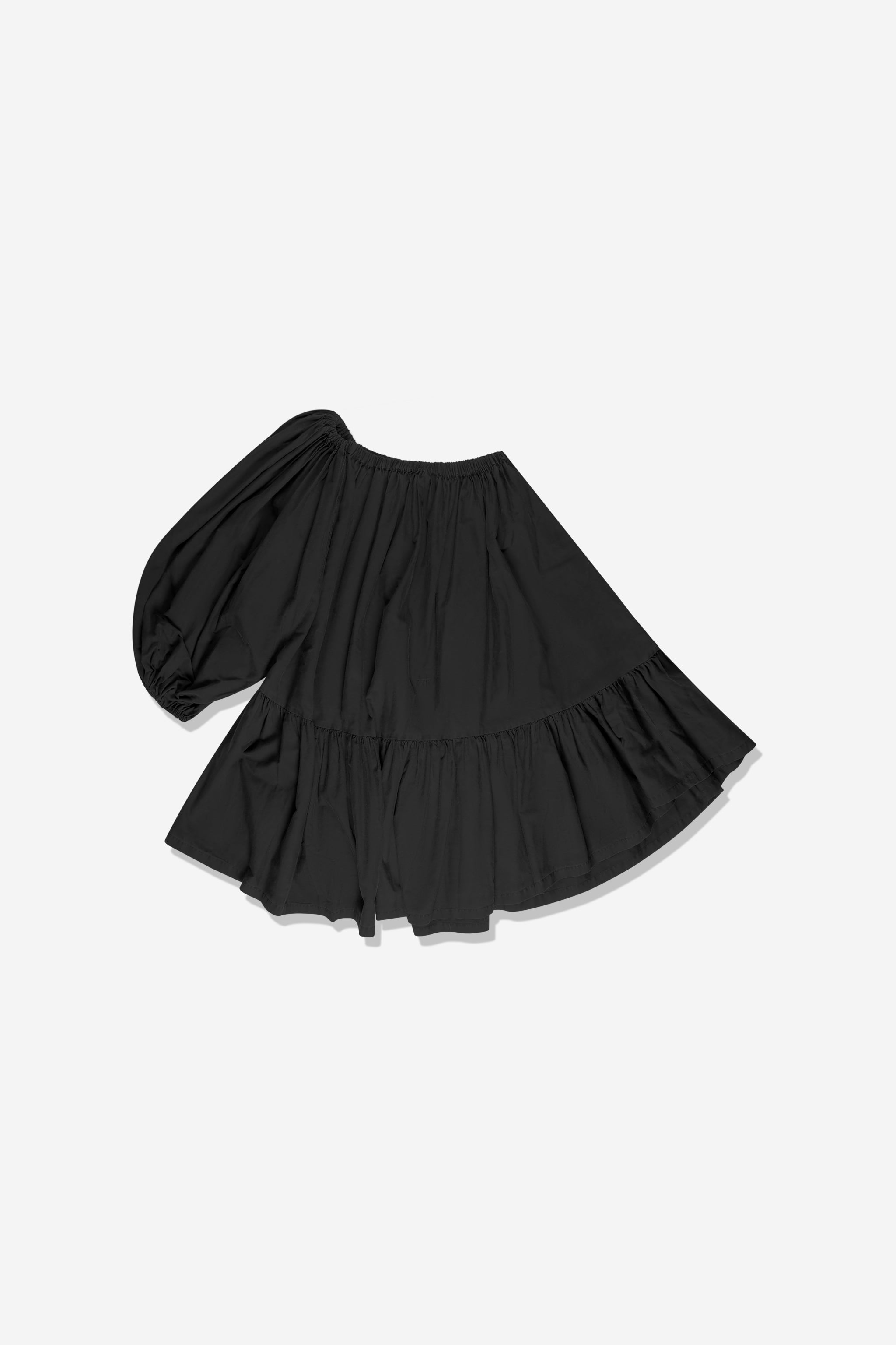 Robe noire manche bouffante