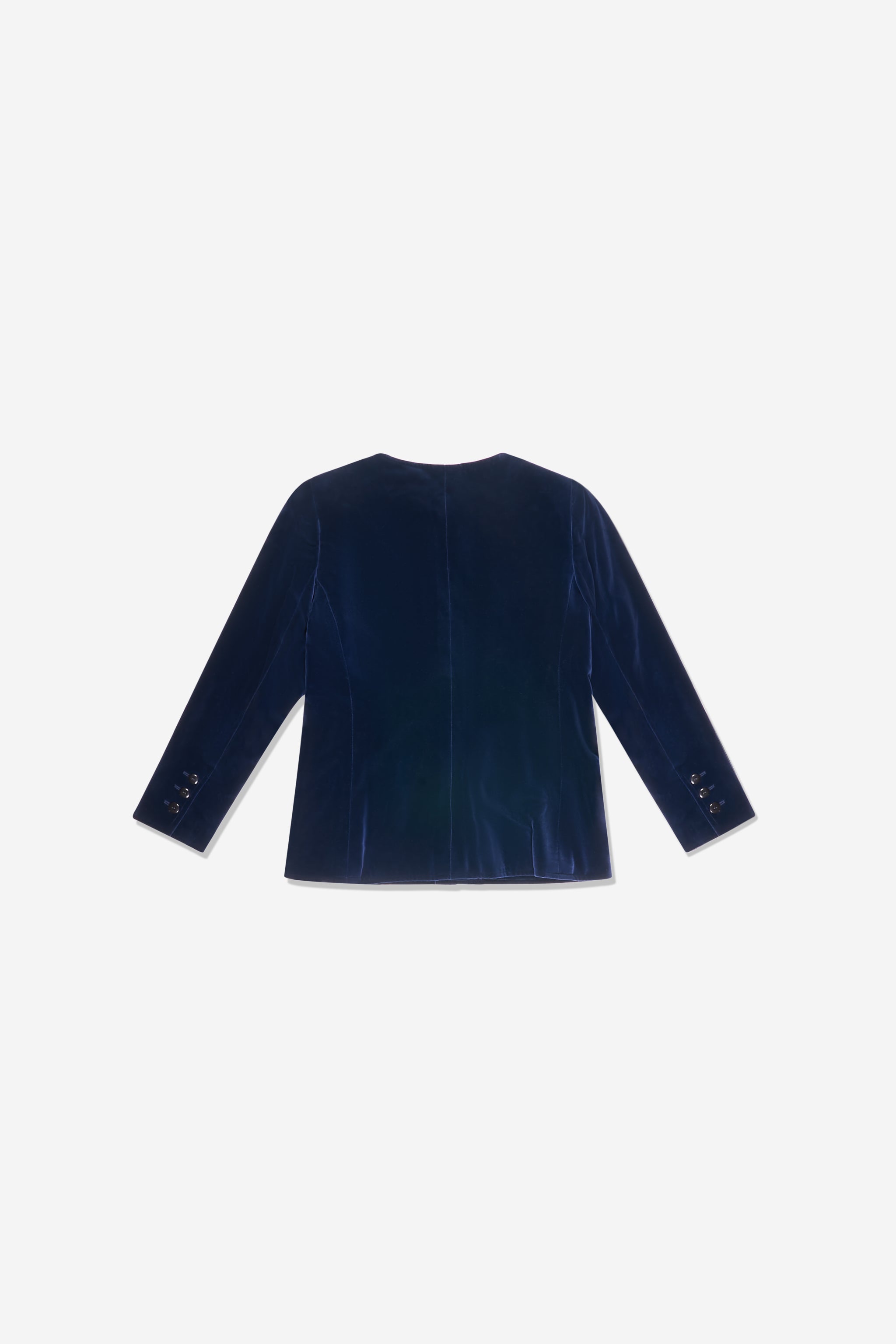 Veste en velours bleu